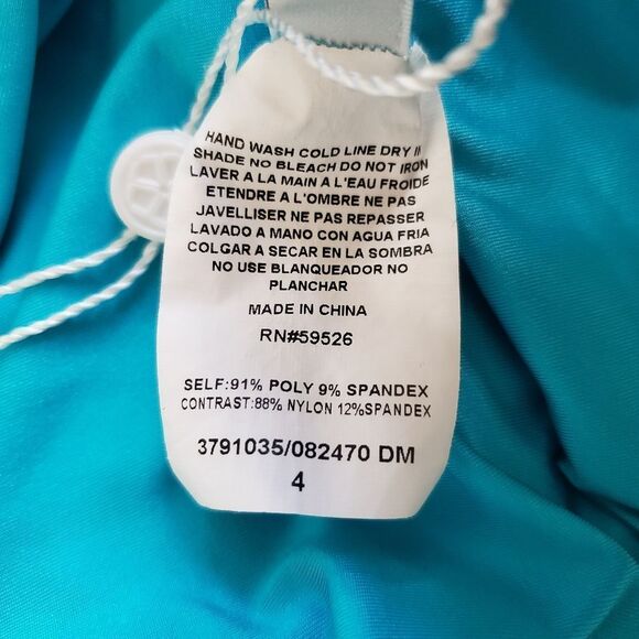 🌴 TRINA TURK 🌴 NEW - Moonray Ring Front Plunge One Piece Swimsuit - [Size 4] - Picture 16 of 16